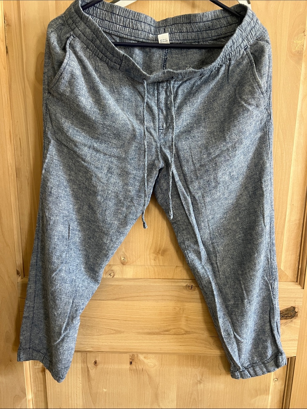 Old Navy Men's Heather Gray Drawstring Joggers